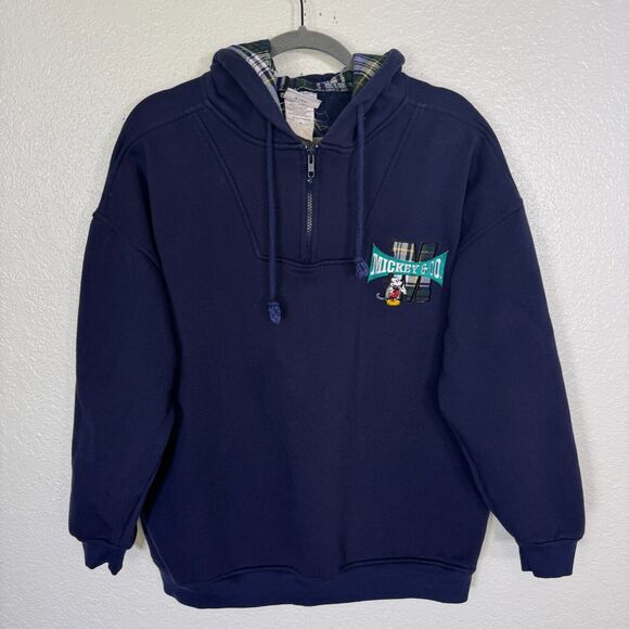 Disney Tops - Vintage Disney Sweater Women Large Micky & Co Logo Hoodie Pullover Retro 90s